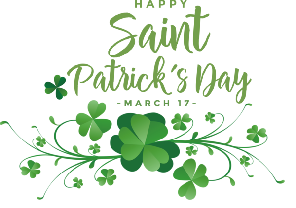 Transparent St. Patrick's Day Clover Four-leaf clover Shamrock for St Patricks Day Quotes for St Patricks Day