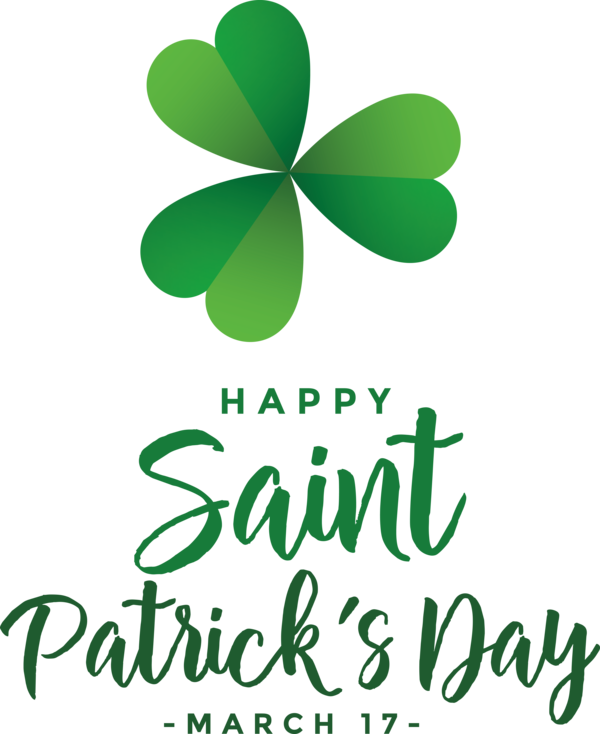 Transparent St. Patrick's Day Logo Leaf Shamrock for St Patricks Day Quotes for St Patricks Day