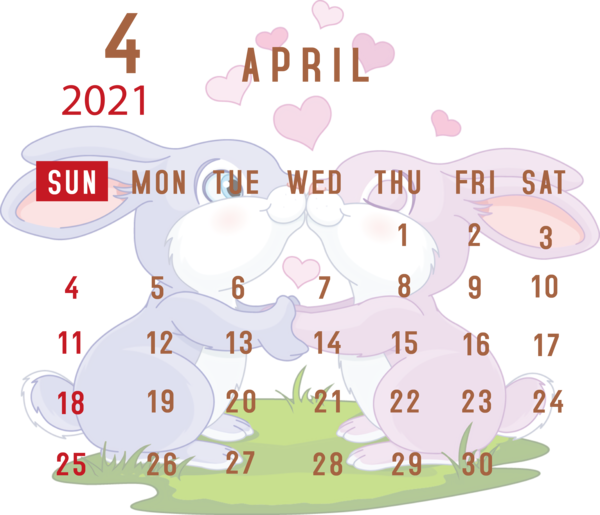 Transparent New Year Cartoon Design Line for Printable 2021 Calendar for New Year