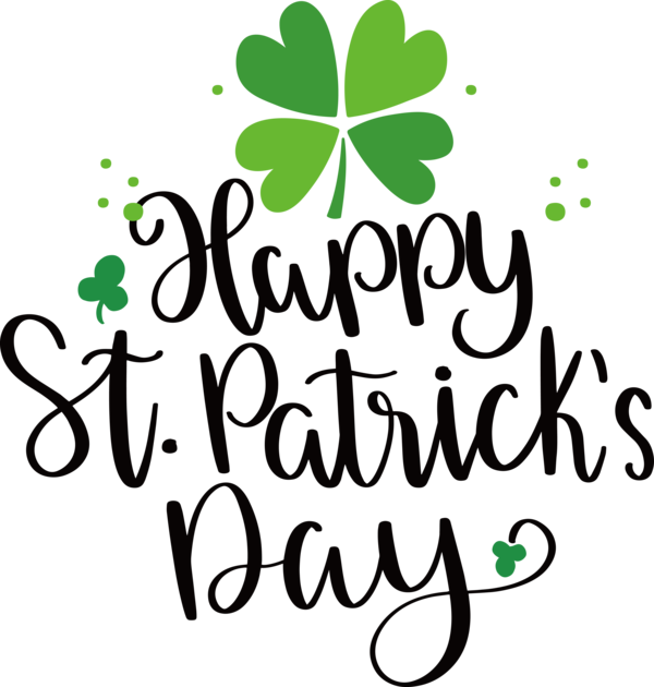 Transparent St. Patrick's Day Logo Leaf Flower for St Patricks Day Quotes for St Patricks Day