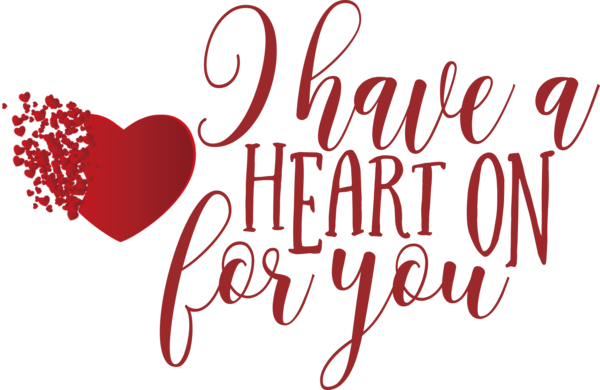Transparent Valentine's Day Logo Calligraphy Valentine's Day for Valentines Day Quotes for Valentines Day
