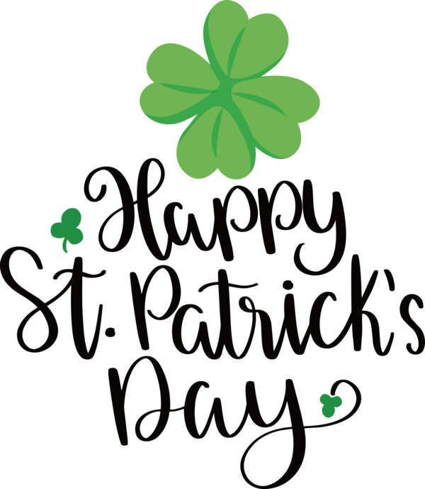 Transparent St. Patrick's Day Logo Leaf Symbol for St Patricks Day Quotes for St Patricks Day
