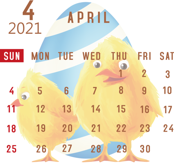 Transparent New Year Easter egg Yellow Meter for Printable 2021 Calendar for New Year