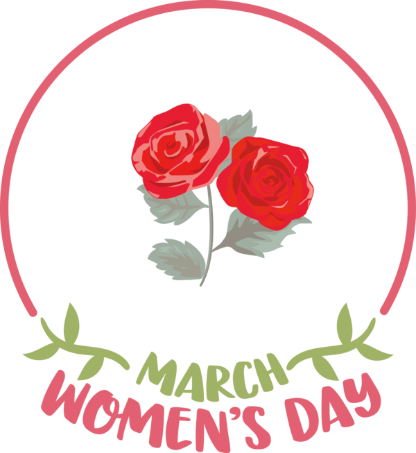 Transparent International Women's Day Floral design Garden roses Flower bouquet for Women's Day for International Womens Day