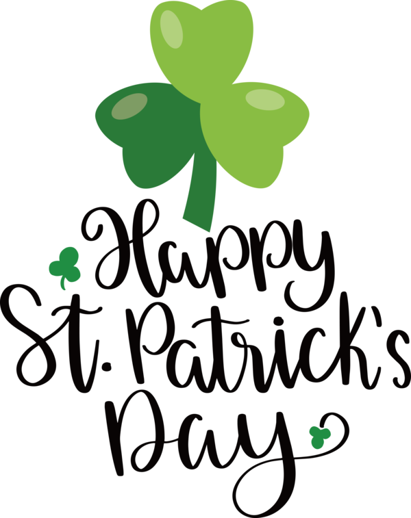 Transparent St. Patrick's Day Plant stem Leaf Logo for St Patricks Day Quotes for St Patricks Day