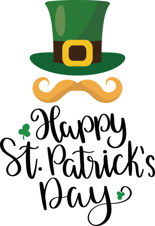 Transparent St. Patrick's Day Logo Symbol Character for St Patricks Day Quotes for St Patricks Day