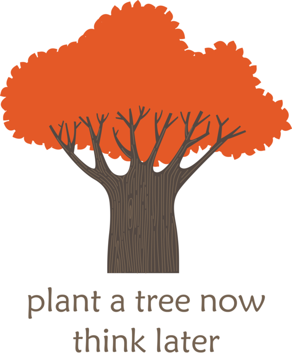 Transparent Arbor Day Tree Tree planting Mock Orange Tree for Happy Arbor Day for Arbor Day