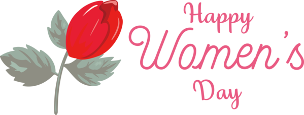 Transparent International Women's Day Flower Logo Petal for Women's Day for International Womens Day