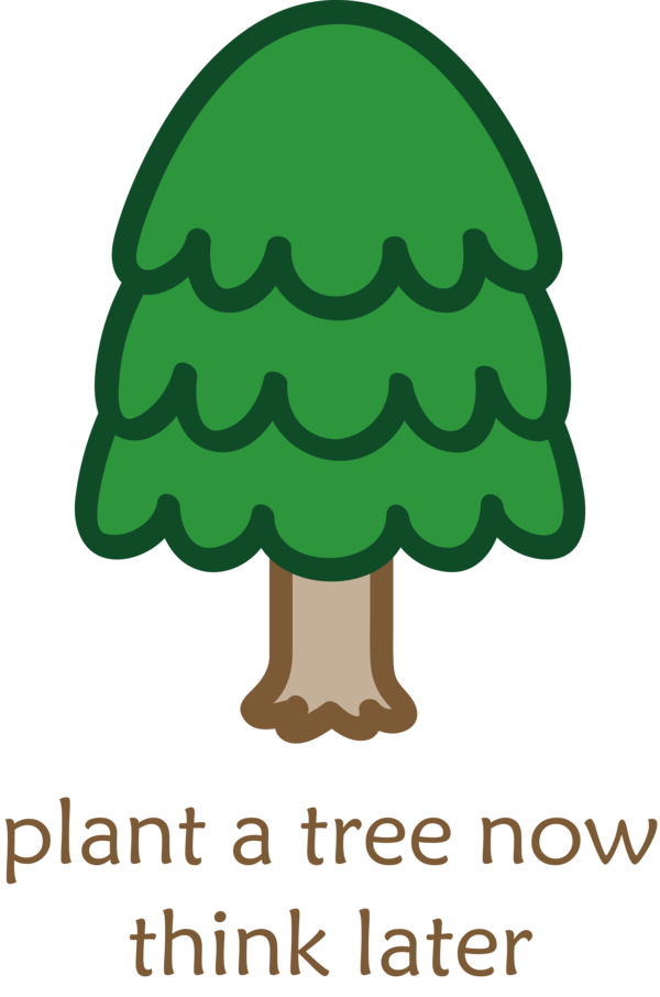 Transparent Arbor Day Tree Shrub Bonsai for Happy Arbor Day for Arbor Day