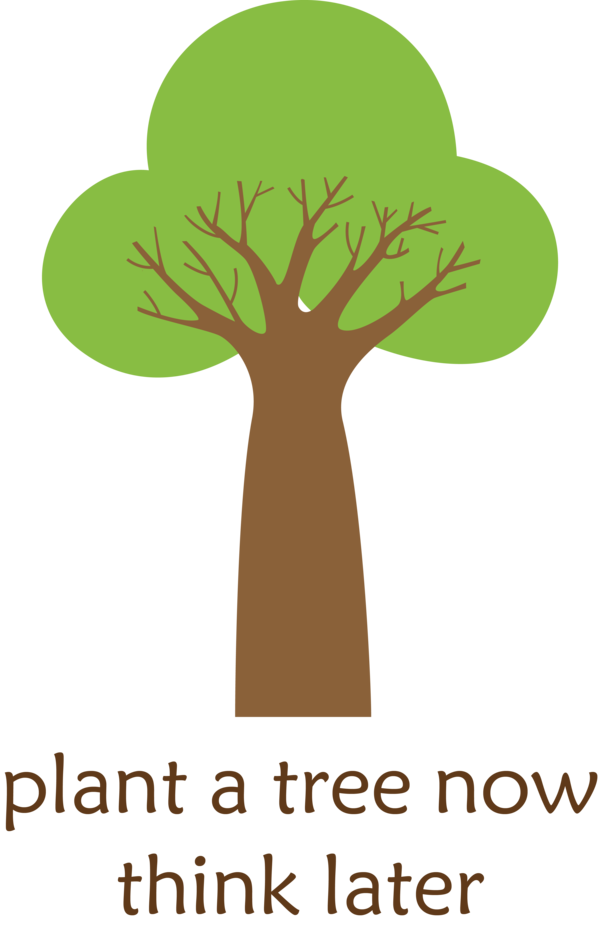 Transparent Arbor Day Logo Plant stem Cartoon for Happy Arbor Day for Arbor Day