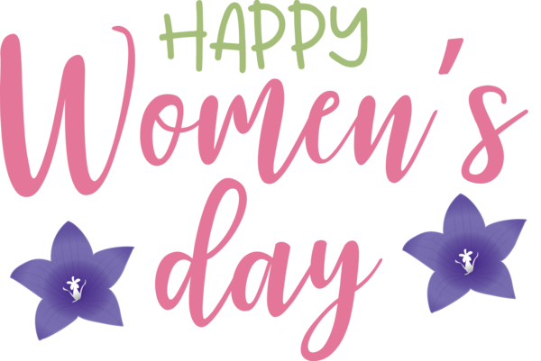 Transparent International Women's Day Logo Font Meter for Women's Day for International Womens Day