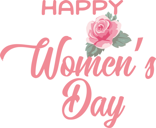 Transparent International Women's Day Rose family Logo Rose for Women's Day for International Womens Day