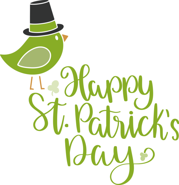 Transparent St. Patrick's Day Logo Leaf Tree for Saint Patrick for St Patricks Day