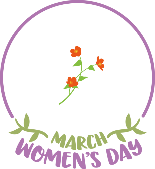 Transparent International Women's Day Rose Flower Floral design for Women's Day for International Womens Day