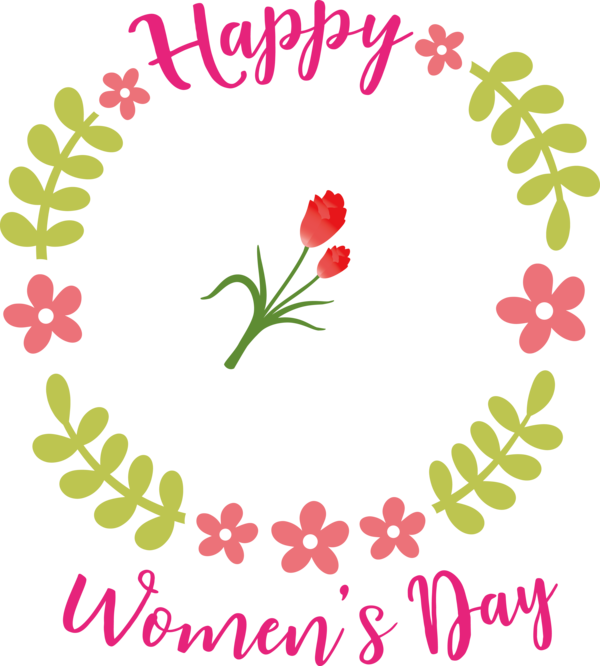 Transparent International Women's Day Drawing Design Logo for Women's Day for International Womens Day