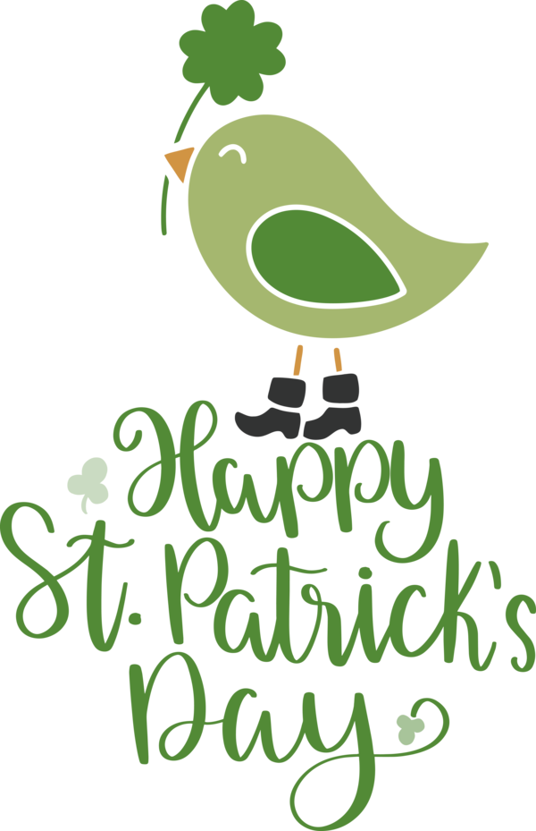Transparent St. Patrick's Day Logo Leaf Tree for Saint Patrick for St Patricks Day