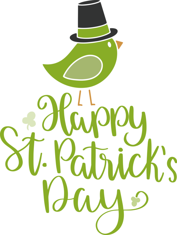 Transparent St. Patrick's Day Logo Leaf Tree for Saint Patrick for St Patricks Day