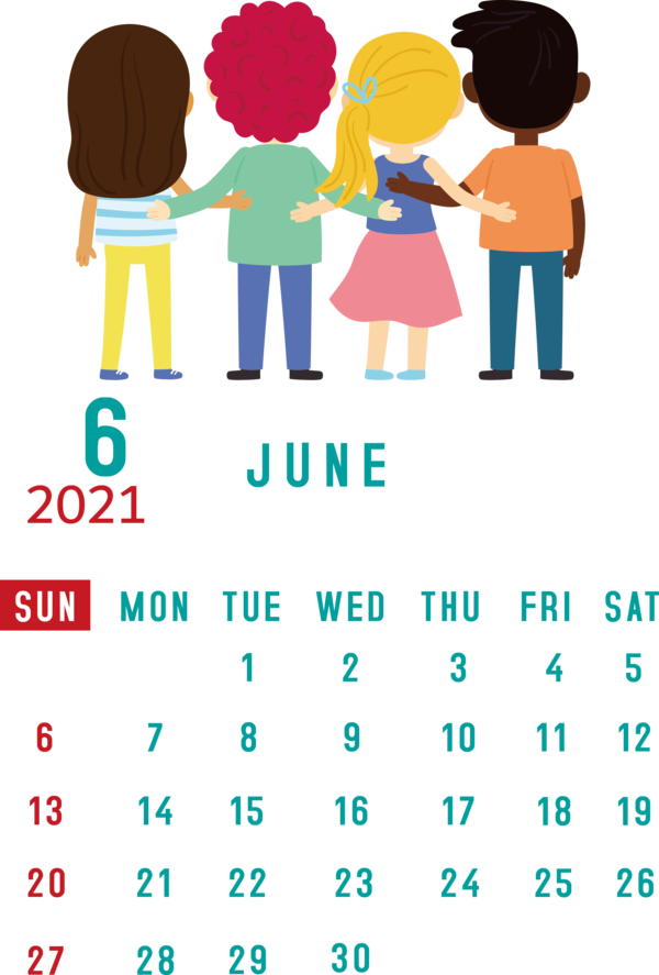 Transparent New Year Vector My School Family Cartoon for Printable 2021 Calendar for New Year
