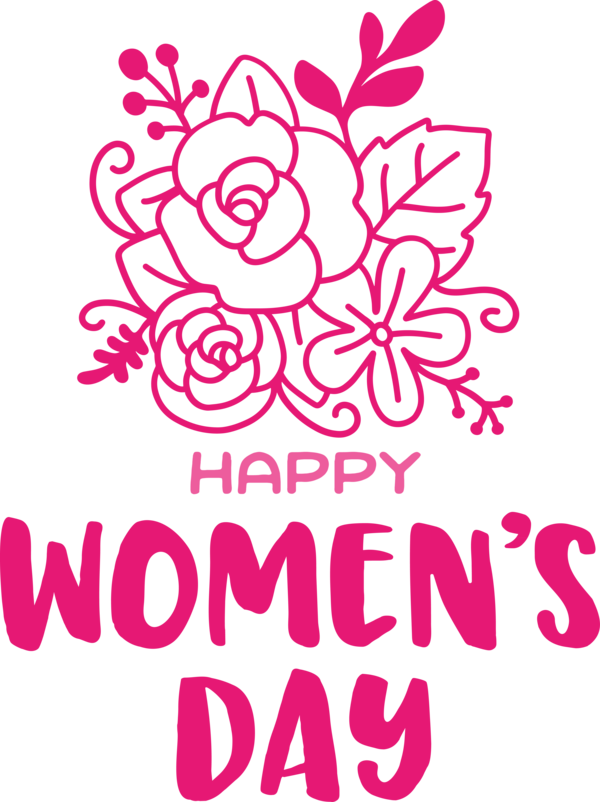 Transparent International Women's Day Silhouette Cricut Logo for Women's Day for International Womens Day