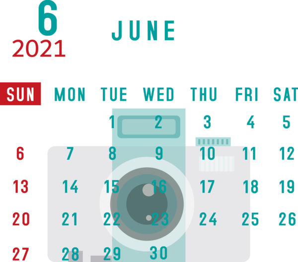 Transparent New Year Aqua M Icon Line for Printable 2021 Calendar for New Year