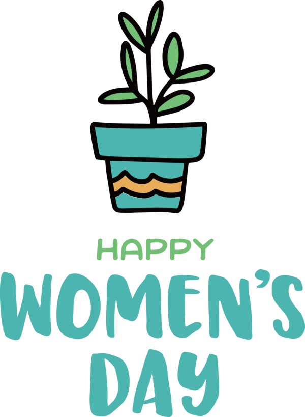 Transparent International Women's Day Logo Leaf Tree for Women's Day for International Womens Day