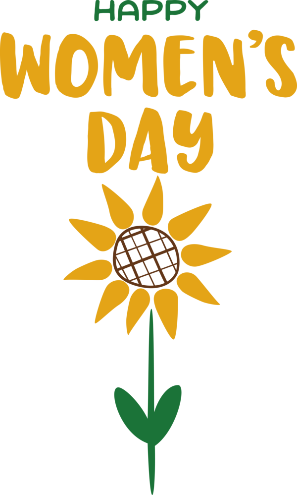 Transparent International Women's Day Logo Drawing Silhouette for Women's Day for International Womens Day