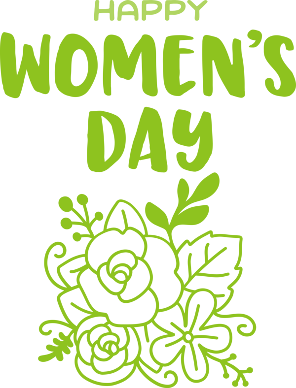 Transparent International Women's Day Silhouette Cricut Drawing for Women's Day for International Womens Day