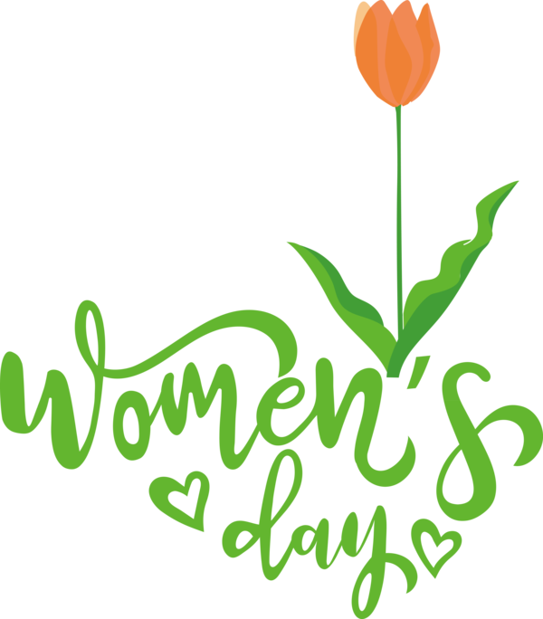 Transparent International Women's Day Cut flowers Leaf Meter for Women's Day for International Womens Day