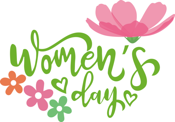 Transparent International Women's Day Leaf Plant stem Floral design for Women's Day for International Womens Day