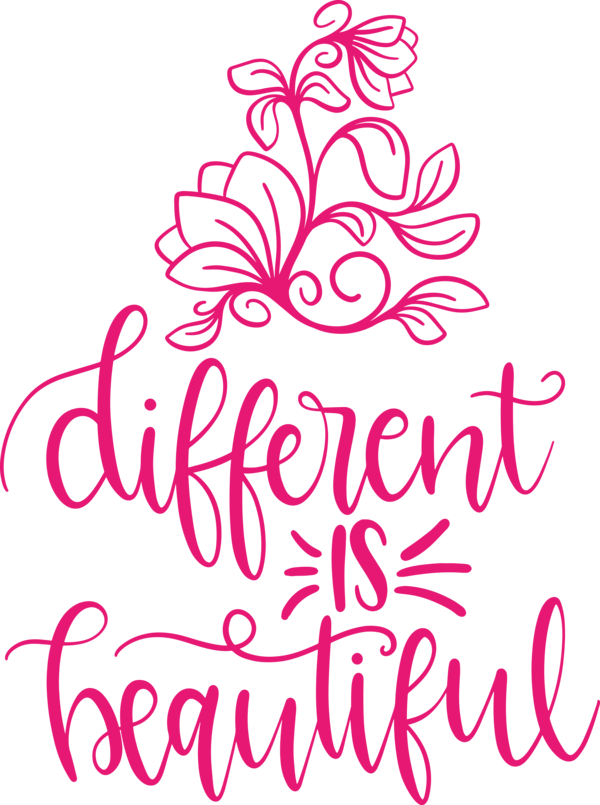 Transparent International Women's Day Sticker Floral design Design for Women's Day for International Womens Day