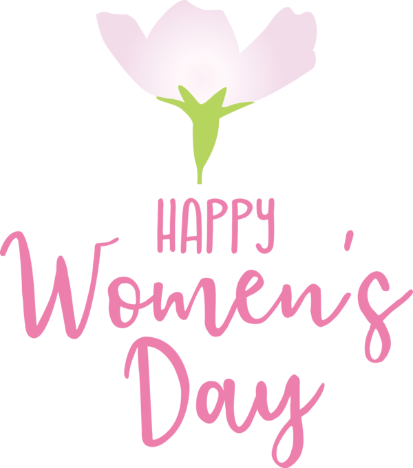 Transparent International Women's Day Logo Line Meter for Women's Day for International Womens Day