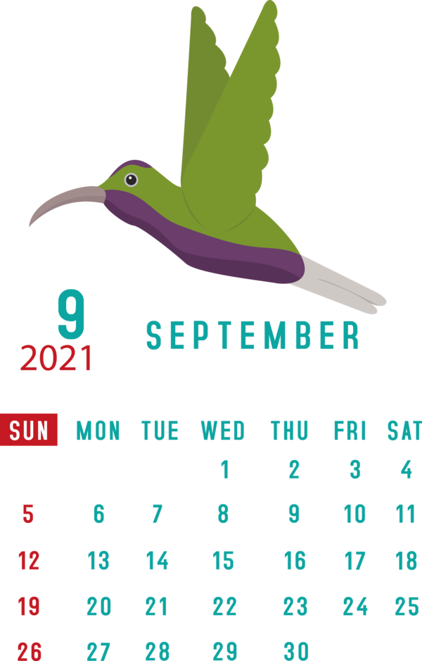 Transparent New Year Hummingbirds Logo Meter for Printable 2021 Calendar for New Year