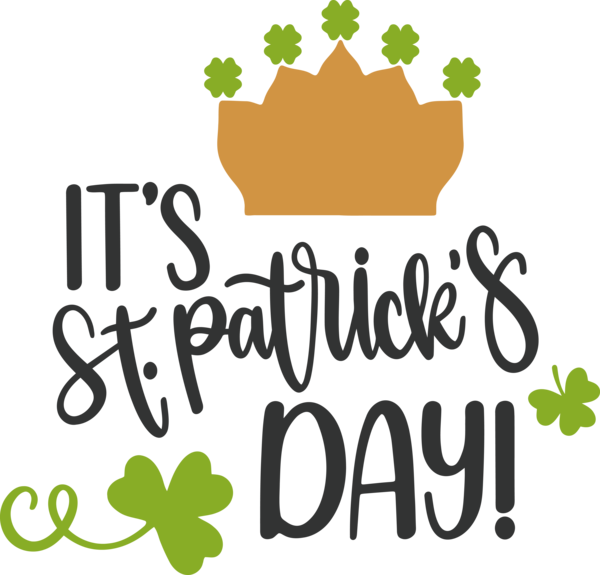 Transparent St. Patrick's Day Leaf Logo Tree for Saint Patrick for St Patricks Day