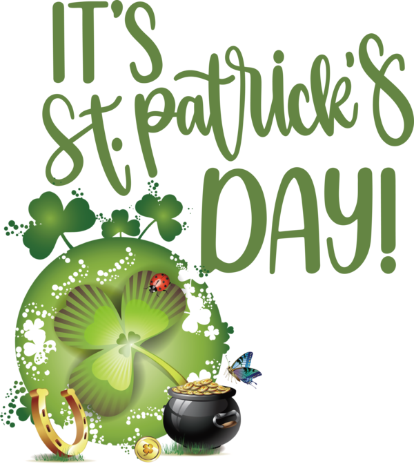 Transparent St. Patrick's Day Leaf Green Tree for Saint Patrick for St Patricks Day