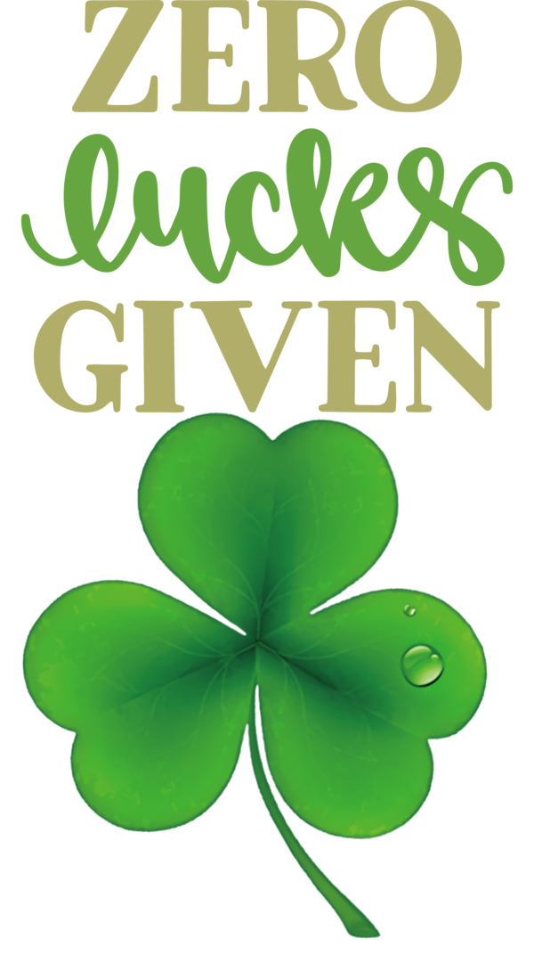 Transparent St. Patrick's Day Plant stem Leaf Flower for St Patricks Day Quotes for St Patricks Day