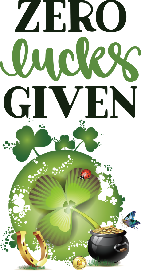 Transparent St. Patrick's Day Leaf Flower Herbal medicine for St Patricks Day Quotes for St Patricks Day