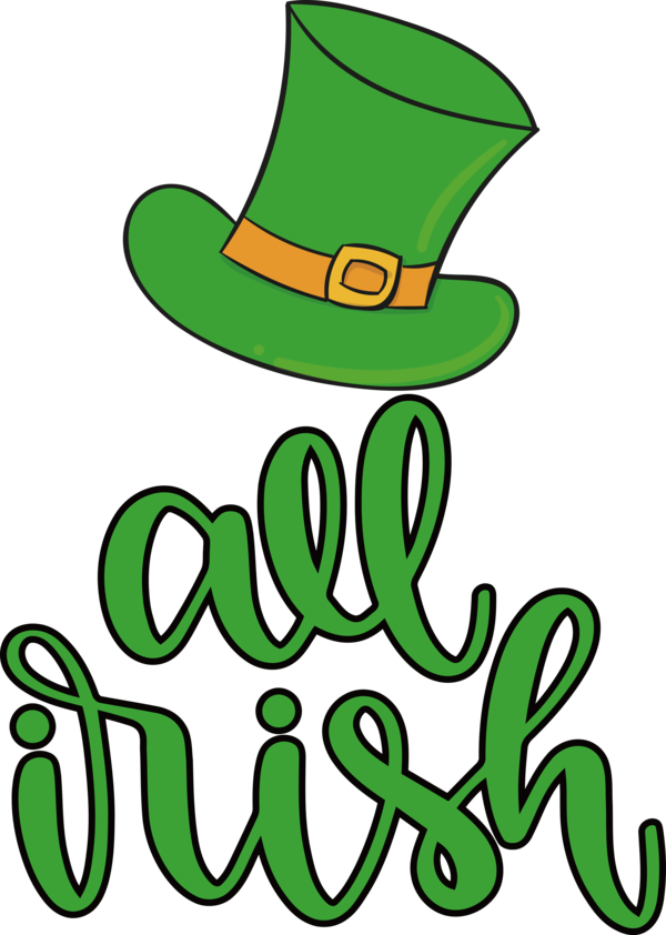 Transparent St. Patrick's Day Hat Symbol Leaf for St Patricks Day Quotes for St Patricks Day