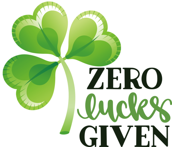 Transparent St. Patrick's Day Shamrock Logo Clover for St Patricks Day Quotes for St Patricks Day