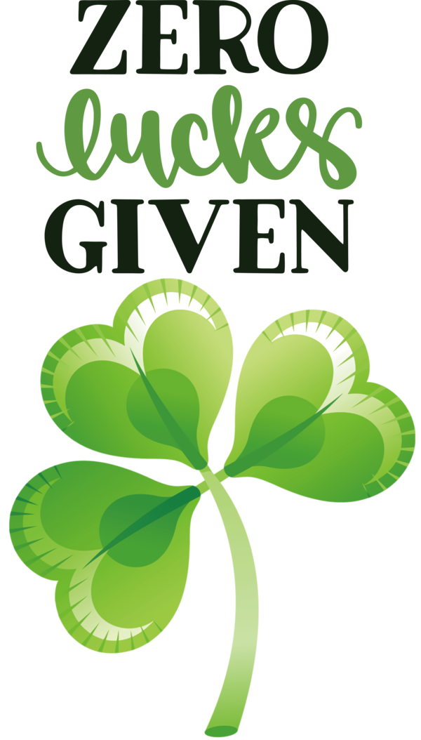 Transparent St. Patrick's Day Logo Shamrock Herbal medicine for St Patricks Day Quotes for St Patricks Day