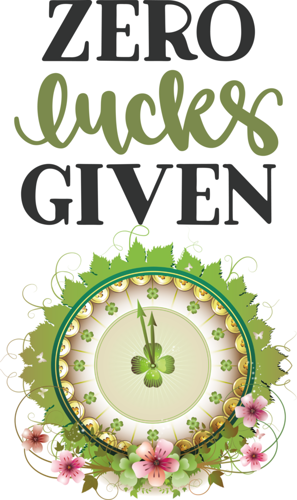 Transparent St. Patrick's Day Clock for St Patricks Day Quotes for St Patricks Day