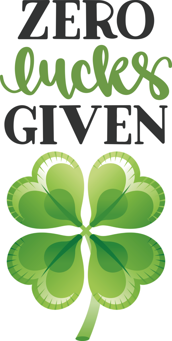 Transparent St. Patrick's Day Shamrock Clover Flower for St Patricks Day Quotes for St Patricks Day