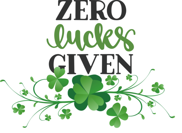 Transparent St. Patrick's Day Shamrock Four-leaf clover Clover for St Patricks Day Quotes for St Patricks Day