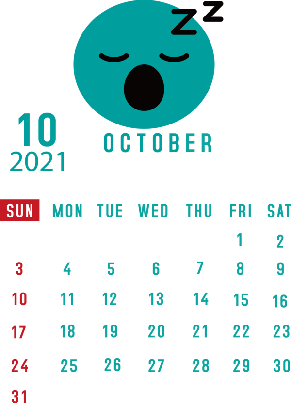Transparent New Year Face Meter Teal for Printable 2021 Calendar for New Year