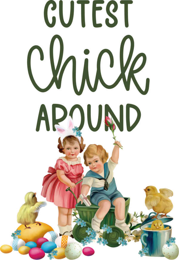 Transparent Easter School BlackBoard GIF for Easter Chick for Easter