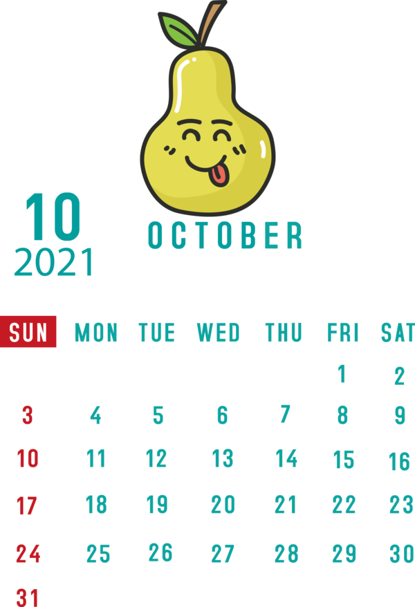 Transparent New Year Icon LINE for Printable 2021 Calendar for New Year