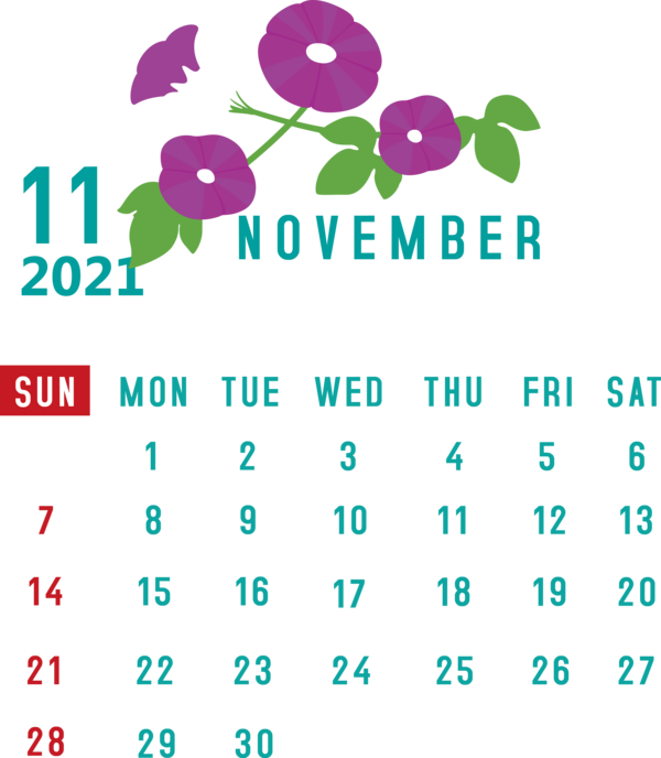 Transparent New Year Logo Leaf Green for Printable 2021 Calendar for New Year