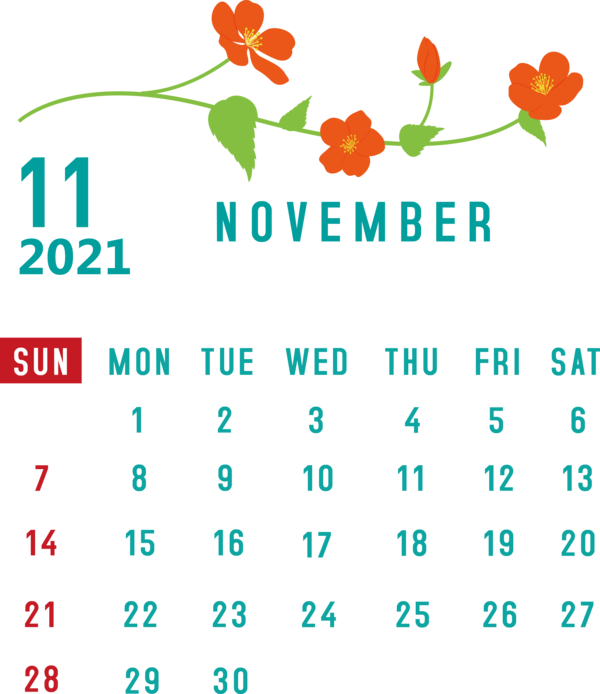 Transparent New Year Leaf Line Calendar System for Printable 2021 Calendar for New Year