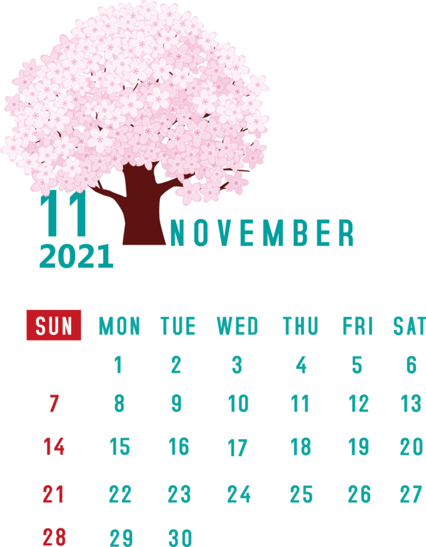 Transparent New Year Font Line Calendar System for Printable 2021 Calendar for New Year