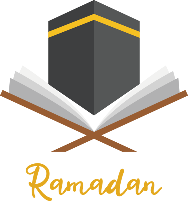 Transparent ramadan Logo Font Line for EID Ramadan for Ramadan
