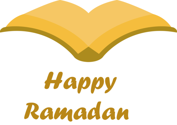 Transparent ramadan Logo Yellow Line for EID Ramadan for Ramadan